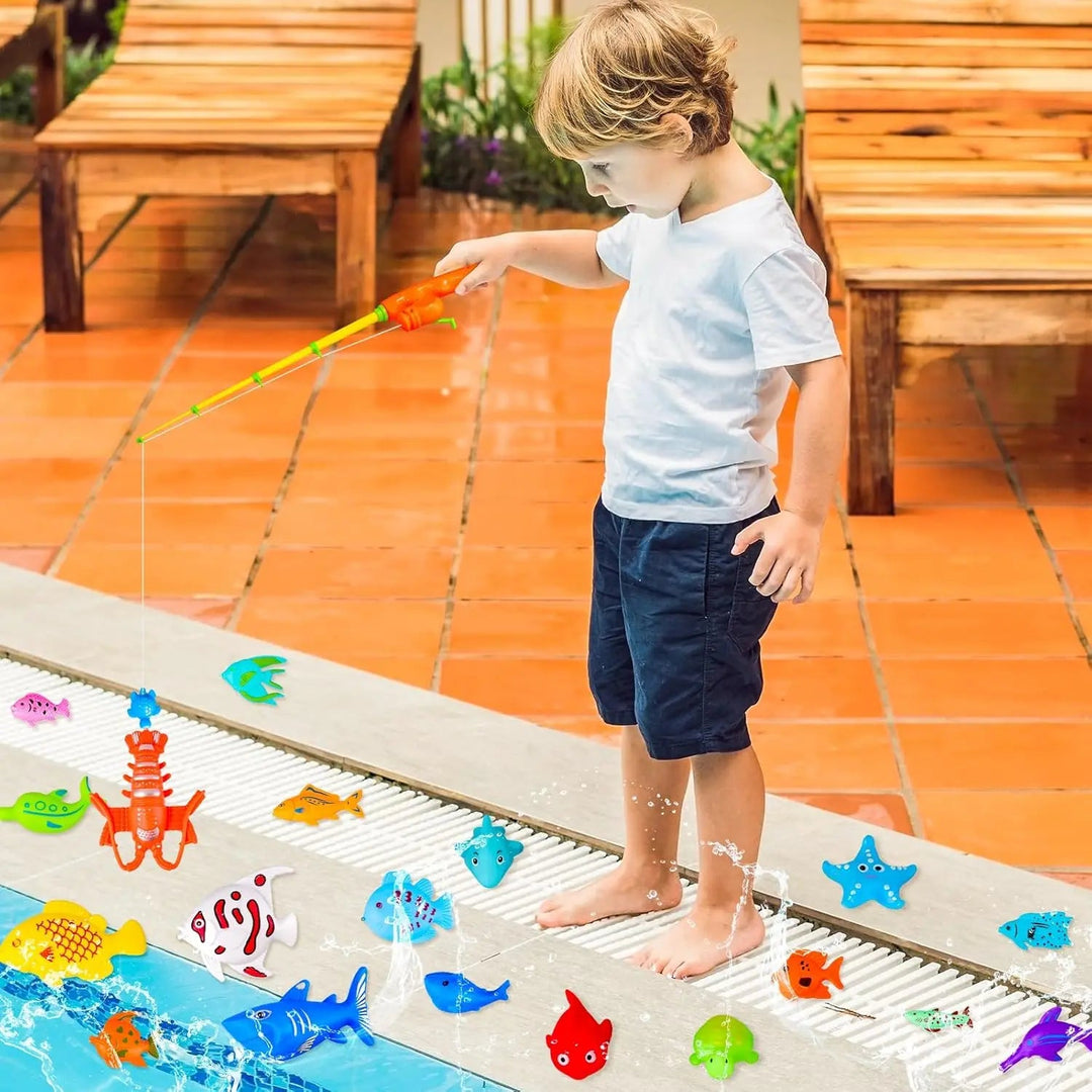 Interactief Magnetisch Visspel met Opblaasbaar Zwembad voor Kinderen – Educatief Speelgoed voor Binnen en Buiten 1