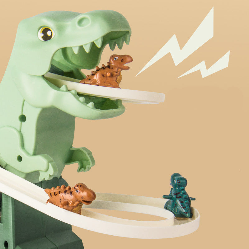 Interactieve Racebaan Speelgoed met Dinosaurussen Automatische Klimfunctie LED Verlichting 2