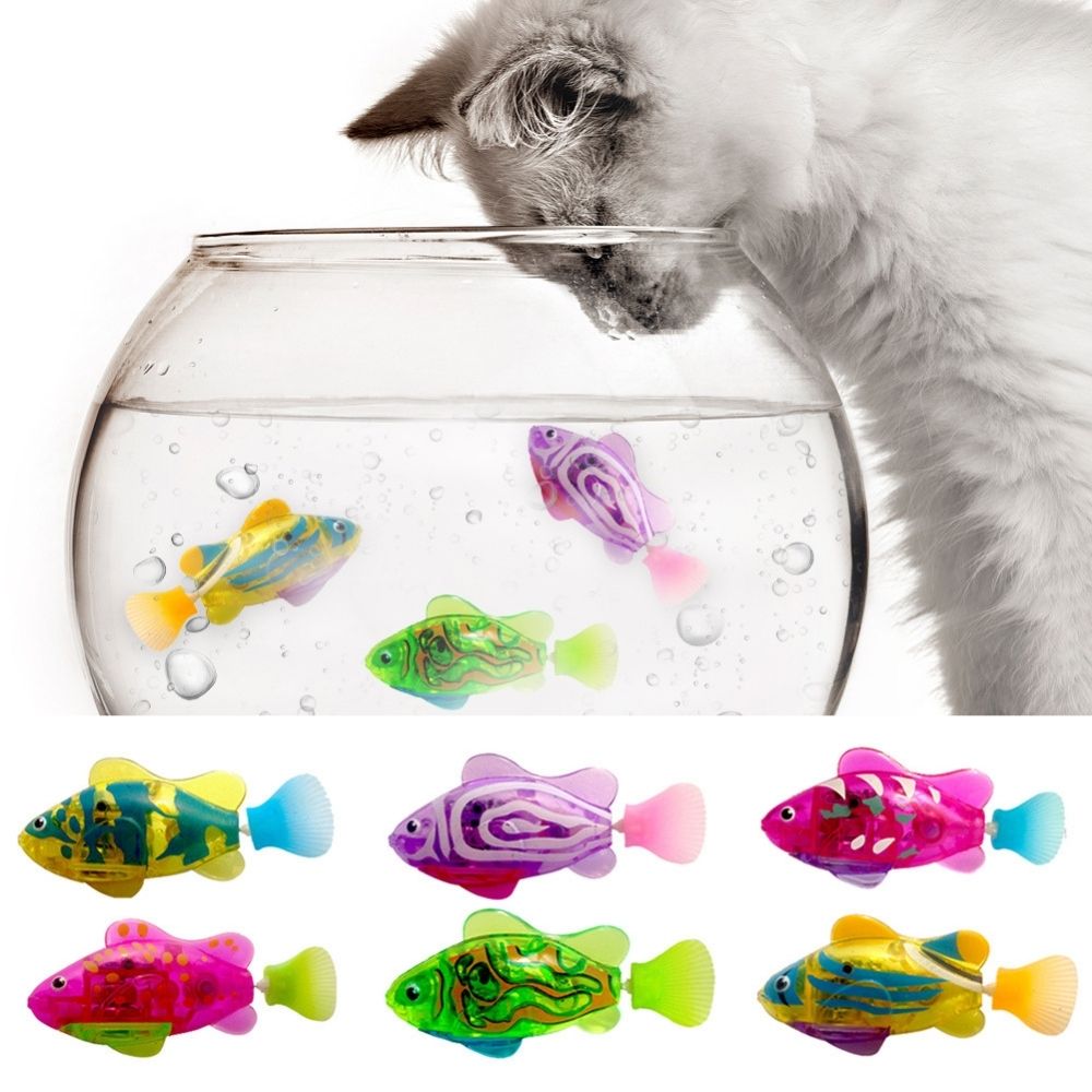 Interactive Cat Toy Set with Realistic Swimming Motion and Light – Best Cat Toys for Active Play 0