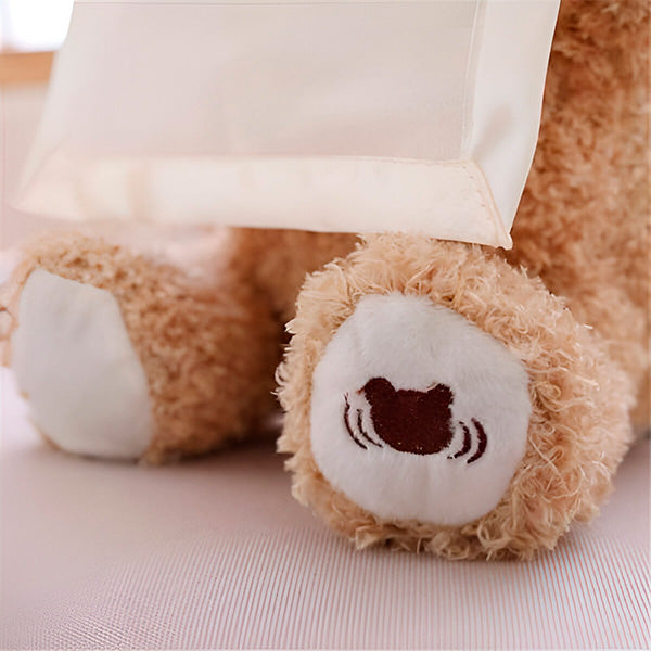 Interactive Plush Bear Toy Soft Cuddle Friend for Babies and Toddlers 4