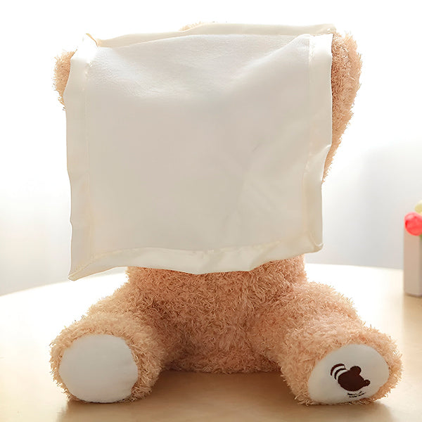 Interactive Plush Bear Toy Soft Cuddle Friend for Babies and Toddlers 5