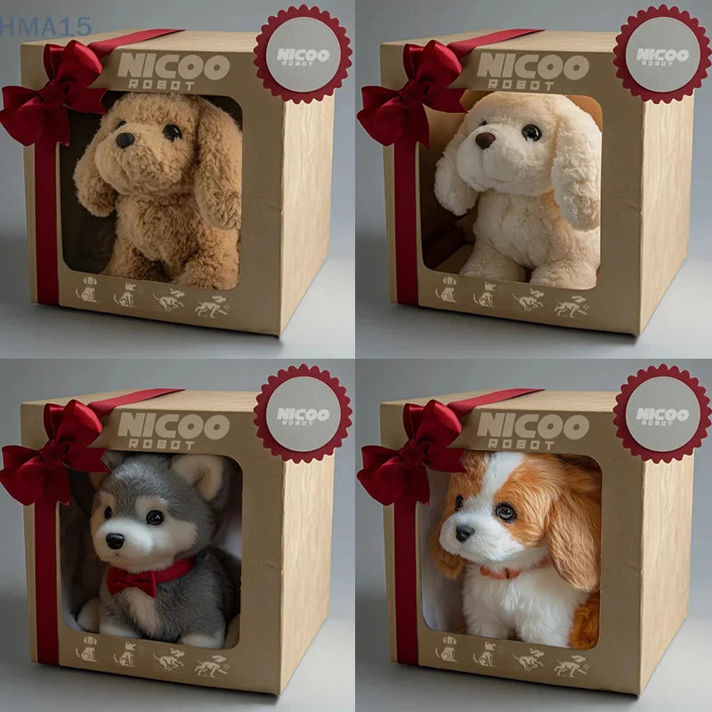 Interactive Robot Dog Realistic AI Electronic Pet Toy Safe Material 0