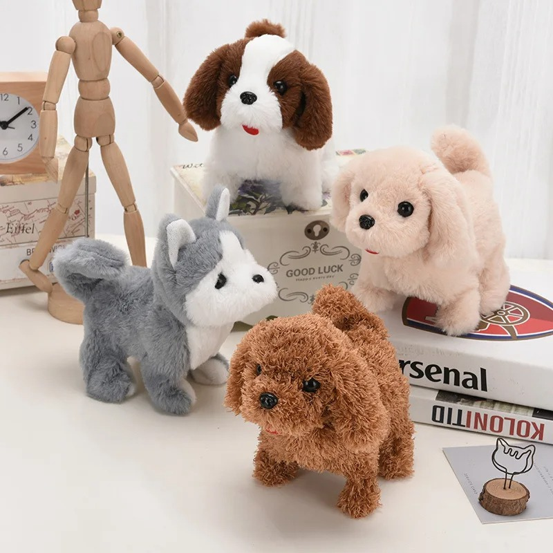 Interactive Robot Dog Toy Realistic Barking Walking Features for Kids 6