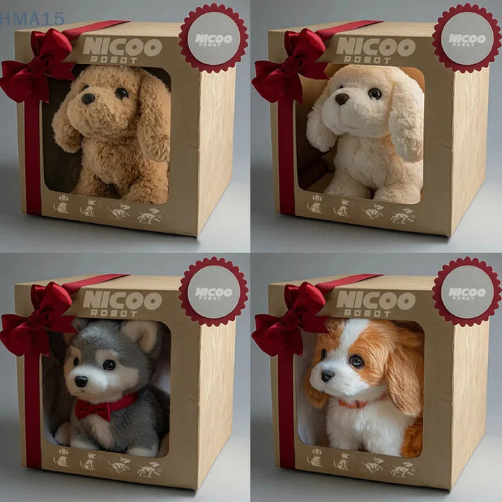 Interactive Robotic Puppy Toy with Barking and Walking Features – Realistic AI Pet Dog for Kids 1