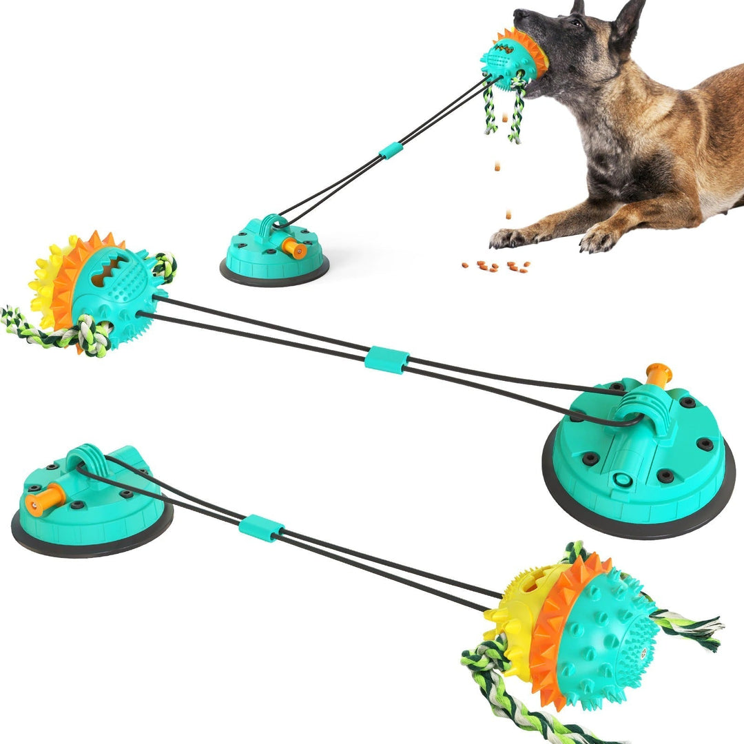 Interactive Self-Playing Pet Toy - Durable Dog Toy with Chew Bars and Rolling Balls for All Sizes, Promotes Dental Health 0