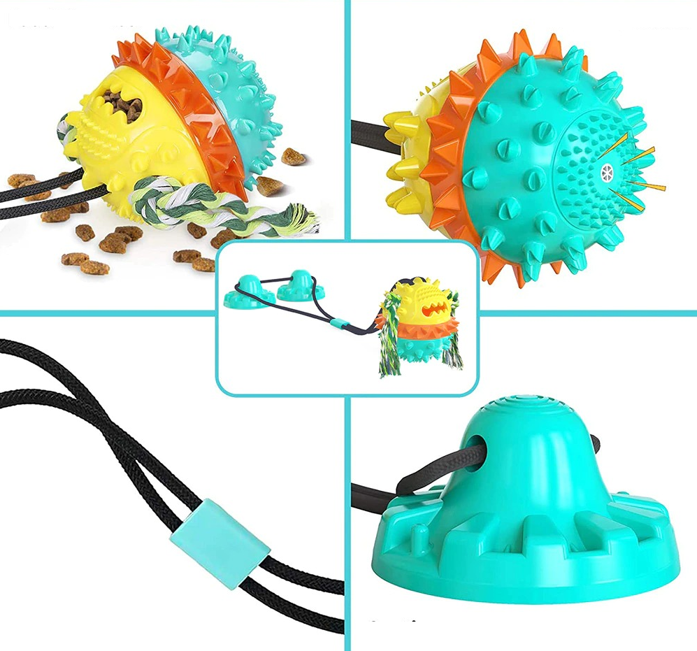 Interactive Self-Playing Pet Toy - Durable Dog Toy with Chew Bars and Rolling Balls for All Sizes, Promotes Dental Health 1