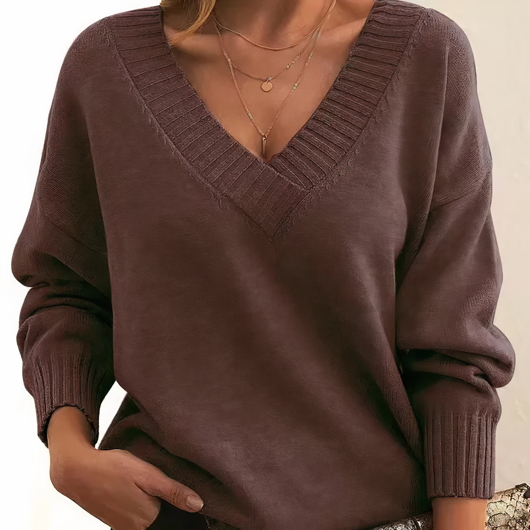 Jell | V-neck sweater 10