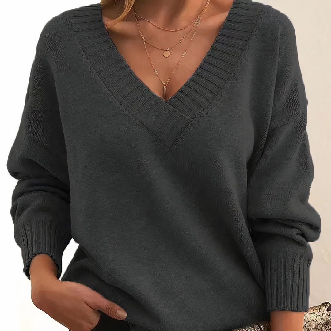 Jell | V-neck sweater 2