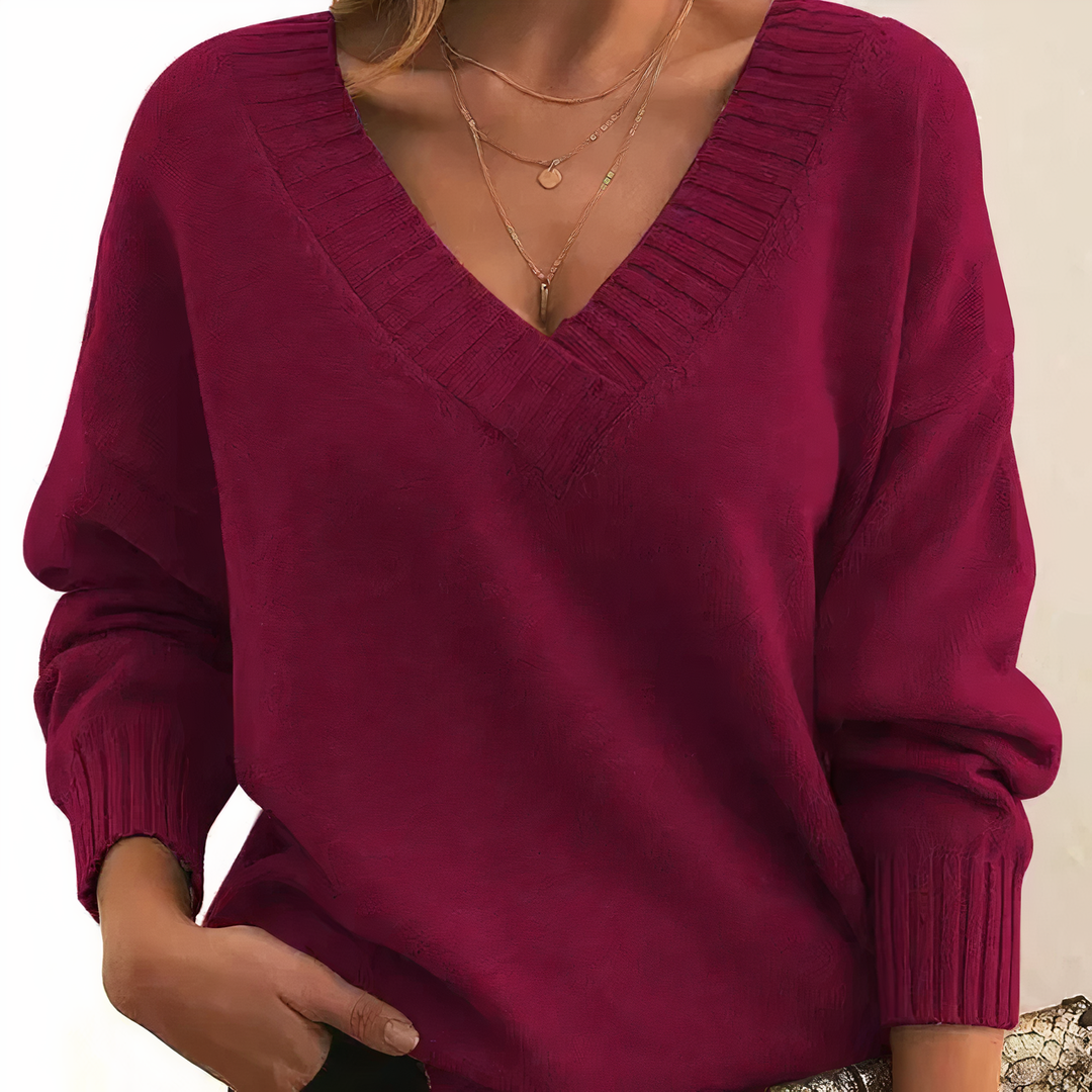 Jell | V-neck sweater 7