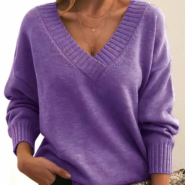 Jell | V-neck sweater 9