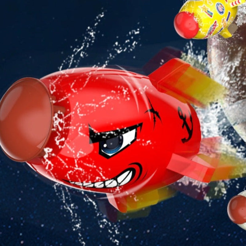 JetOrbit – Floating sprinkler toy with spinning water jets and a rising rocket 4