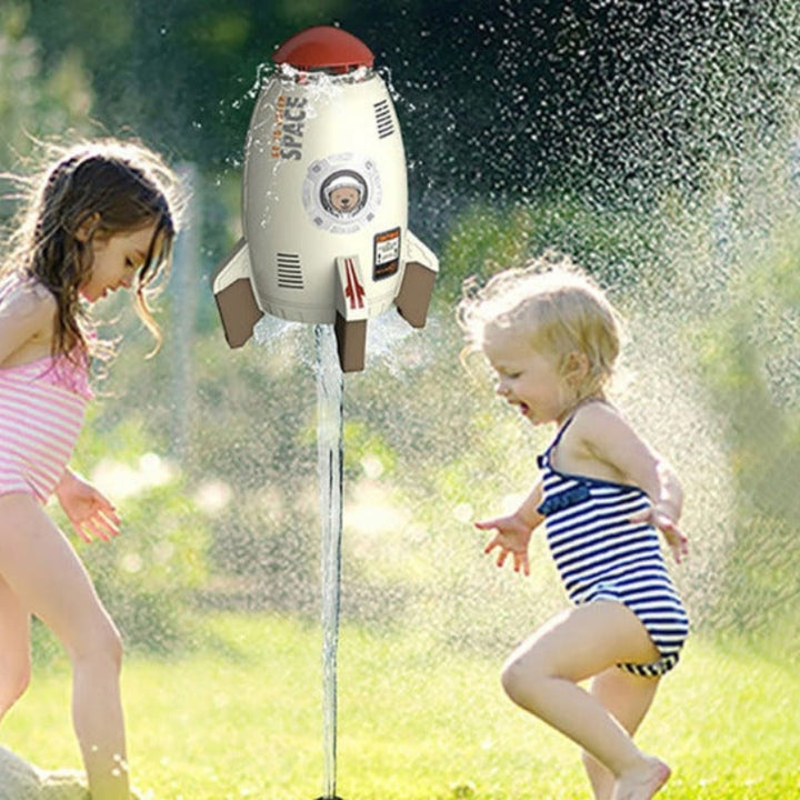 JetOrbit – Floating sprinkler toy with spinning water jets and a rising rocket 6