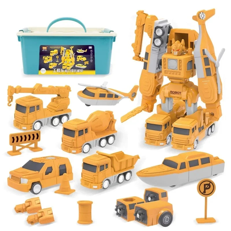Jongens Speelgoed Transformer Vrachtwagen Duurzaam Plastic Multicolor 1
