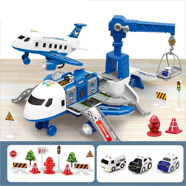 Jongens Speelgoed Vliegtuig Interactief Met Accessoires Hoogwaardige Materialen Geel/Rood/Blauw 3
