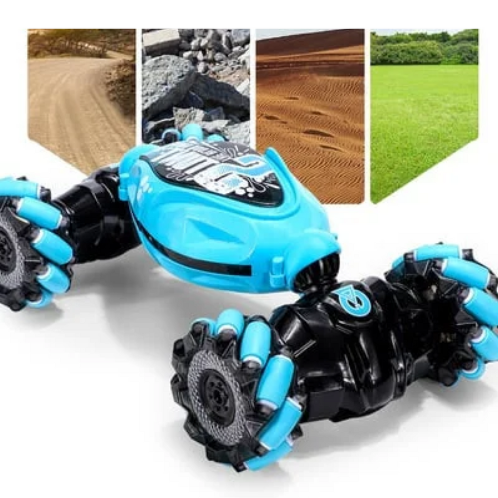 Jongens Stuntauto 4WD 360° Flips Handbesturing Duurzaam Kunststof 3