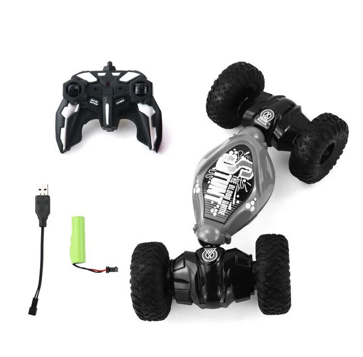 Jongens Stuntauto 4WD 360° Flips Handbesturing Duurzaam Kunststof 5