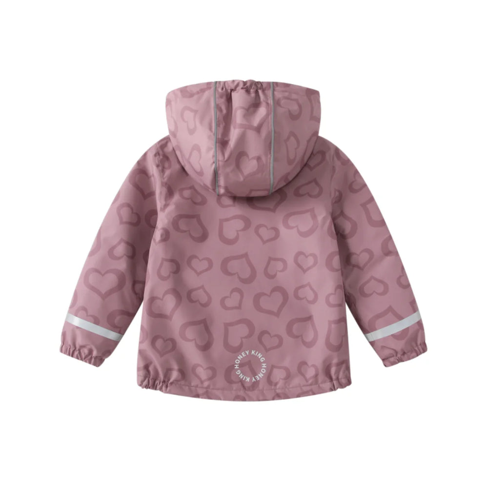 Kids Waterproof Softshell Jacket Hooded Fleece Lining for Boys and Girls 1