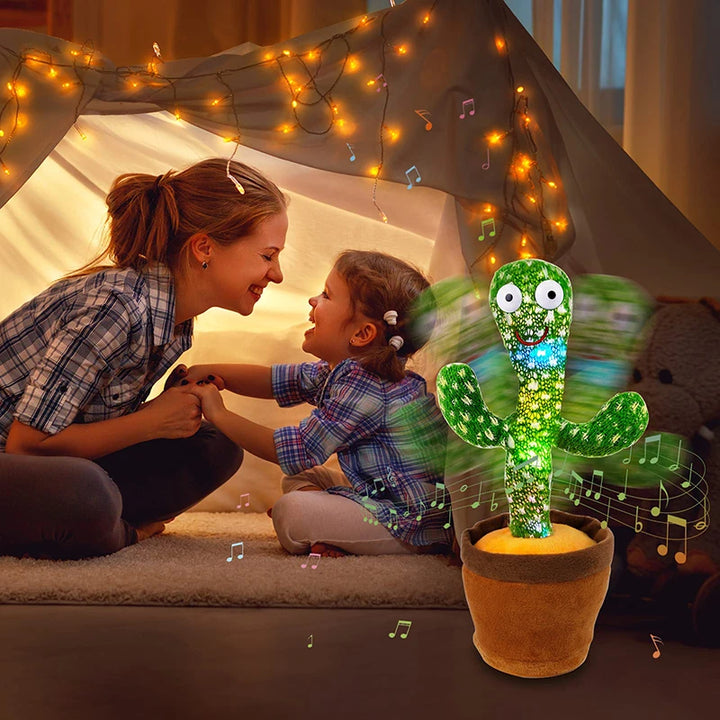 Kids’ Interactive Plush Cactus Toy Talking Electronic Soft Fabric Home Decoration 4