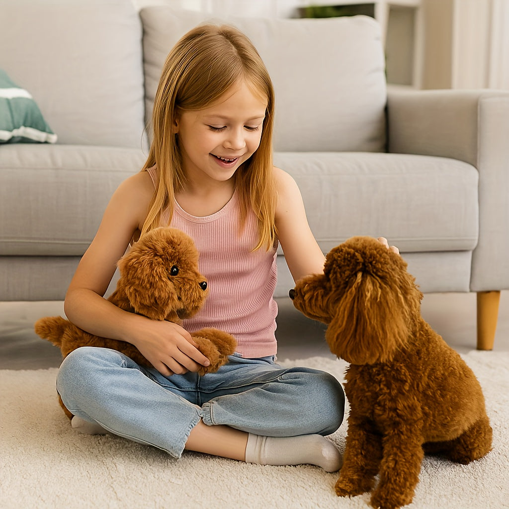Kids' Plush Dog Toy Realistic Teddy Bear Soft Polyester 15.7 Inches 1