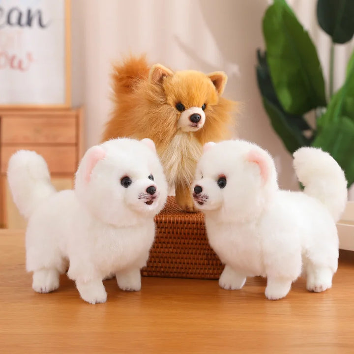 Kids’ Stuffed Animal Pomeranian Dog Plushie Soft Toy 12 Inches 0