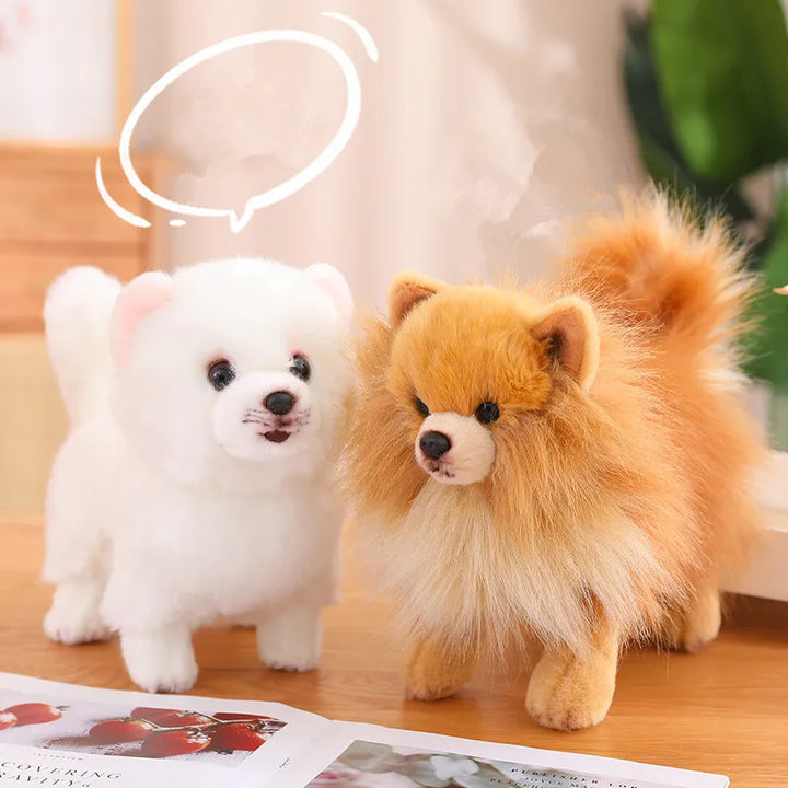 Kids’ Stuffed Animal Pomeranian Dog Plushie Soft Toy 12 Inches 1