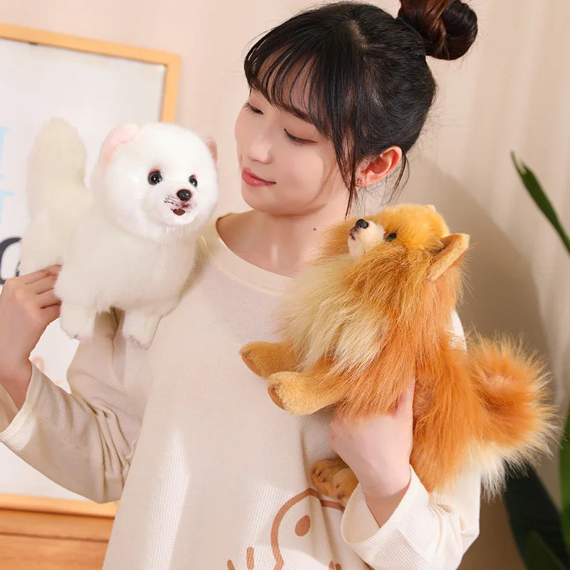 Kids’ Stuffed Animal Pomeranian Dog Plushie Soft Toy 12 Inches 5