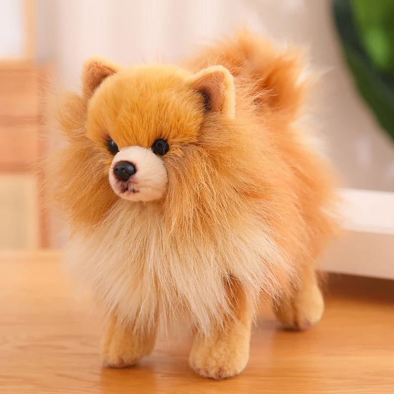 Kids’ Stuffed Animal Pomeranian Dog Plushie Soft Toy 12 Inches 6