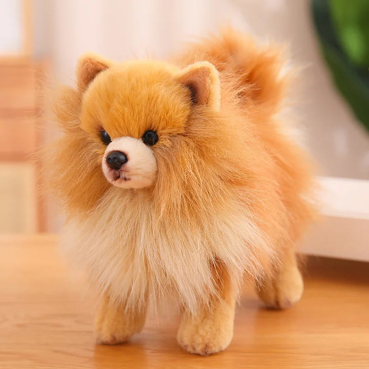 Kids’ Stuffed Animal Pomeranian Dog Plushie Soft Toy 12 Inches 6
