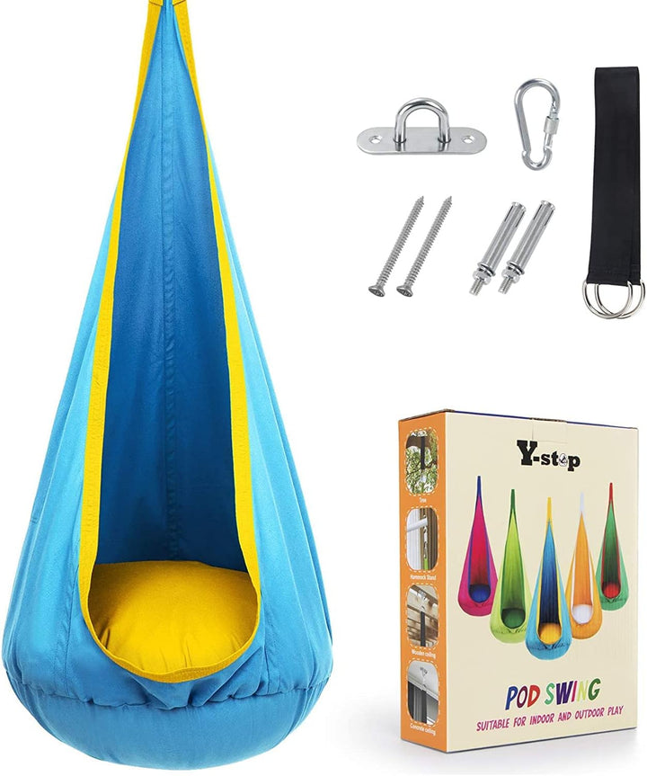 Kinder Hangstoel CocoonNest Comfortabel Opblaasbaar Voor Binnen en Buiten Tuin 10