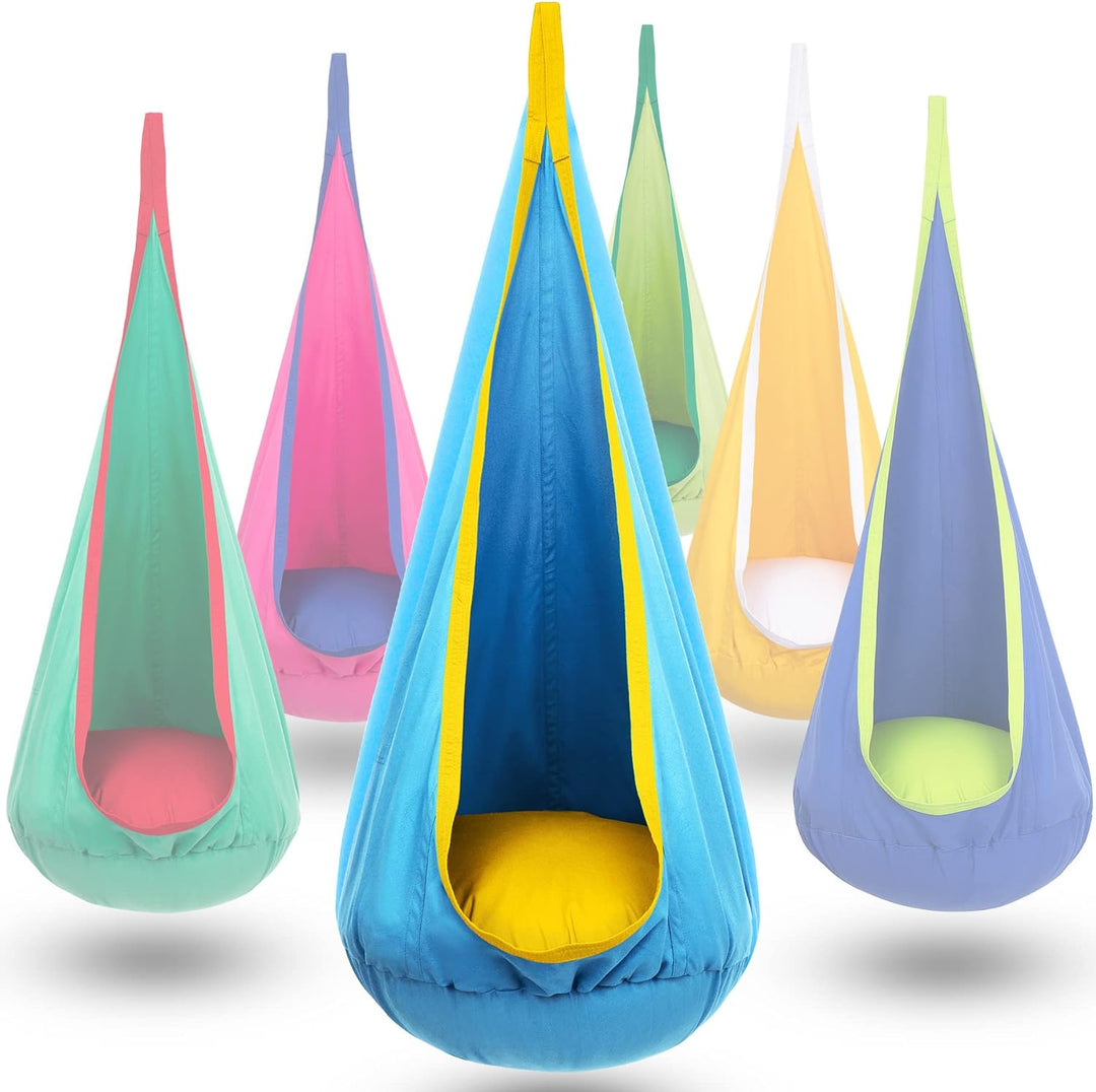 Kinder Hangstoel CocoonNest Comfortabel Opblaasbaar Voor Binnen en Buiten Tuin 3
