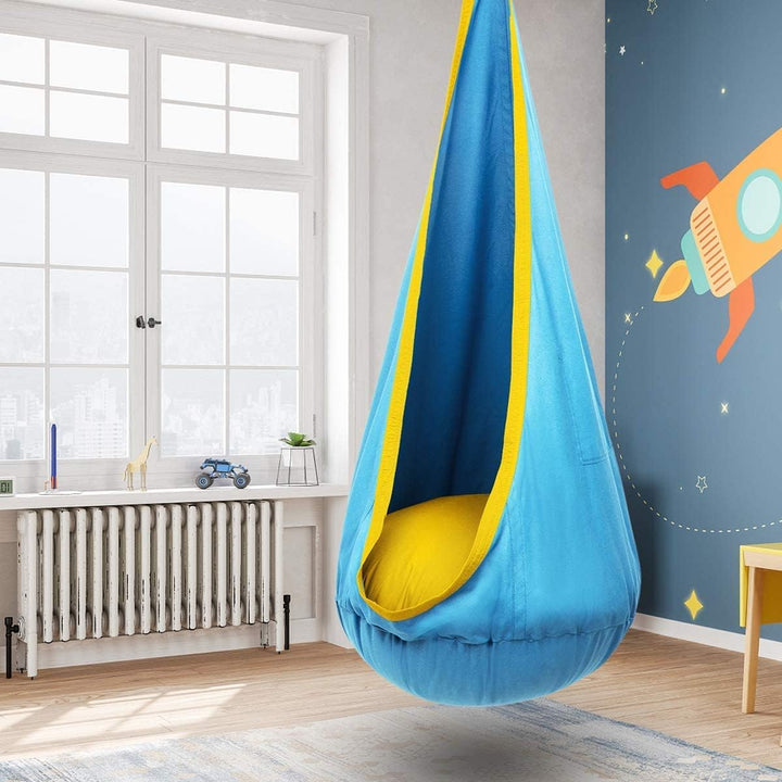 Kinder Hangstoel CocoonNest Comfortabel Opblaasbaar Voor Binnen en Buiten Tuin 5