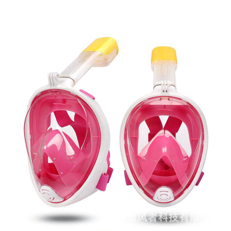 Kinder Snorkelmasker 180° Zicht Antilek Siliconen Waterdicht voor Avontuurlijke Ontdekkingen 14