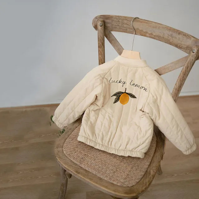Kinder Winterjas Katoen Borduursel Warm en Stijlvol 0