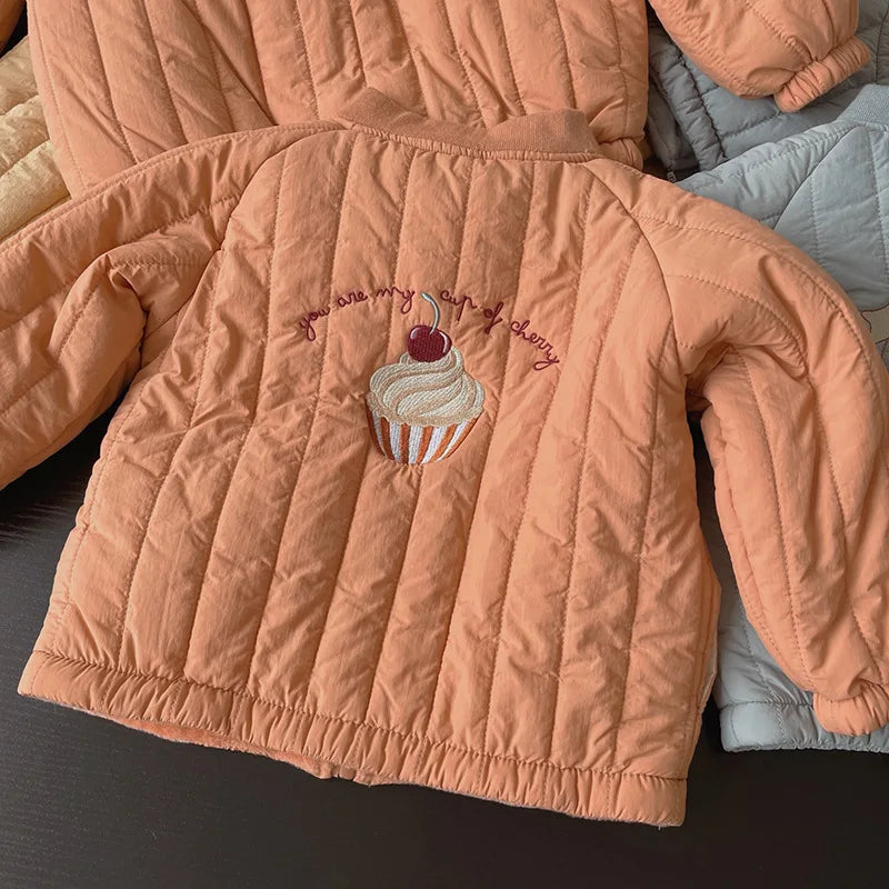 Kinder Winterjas Katoen Borduursel Warm en Stijlvol 4