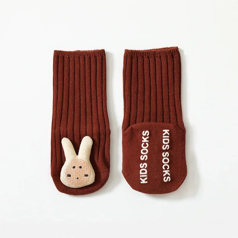 Kinderen Anti-slip Sokken Hoog/Laag Katoen Comfortabel en Ademend 0