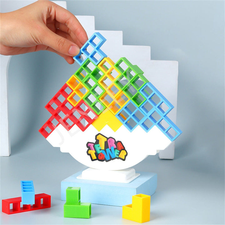 Kinderen Bouwspel Balance Puzzle Tower Creatief Educatief Plastic 3D Puzzel 1