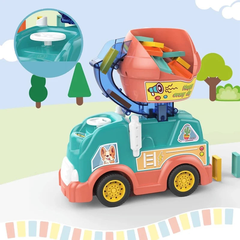 Kinderen Domino Speelset Educatief Multicolor Hout 100 Stenen 3