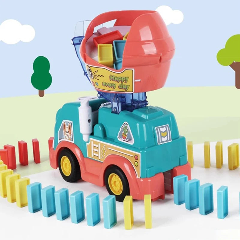 Kinderen Domino Speelset Educatief Multicolor Hout 100 Stenen 5