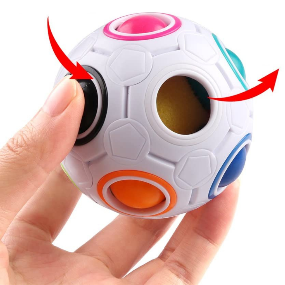 Kinderen Fidget Bal Educatief Stressvermindering ABS Kunststof 0