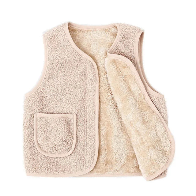 Kinderen Gilet Lamswol Look Warm Polyester 10