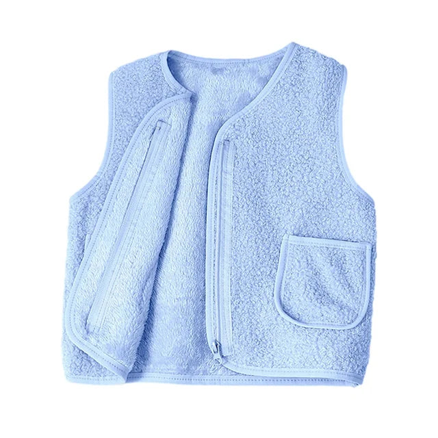 Kinderen Gilet Lamswol Look Warm Polyester 11