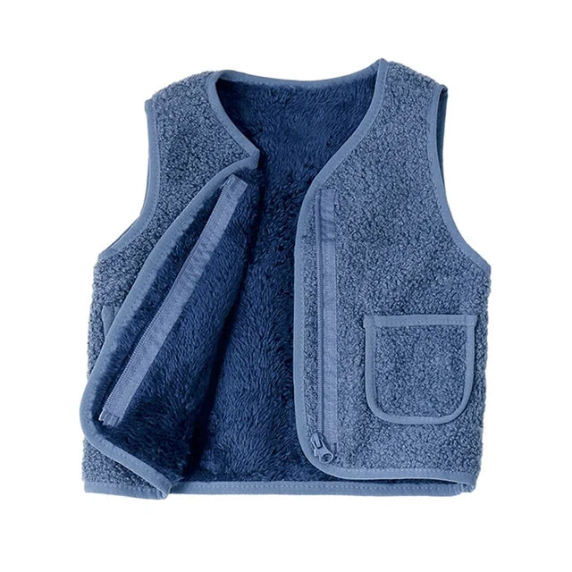 Kinderen Gilet Lamswol Look Warm Polyester 8