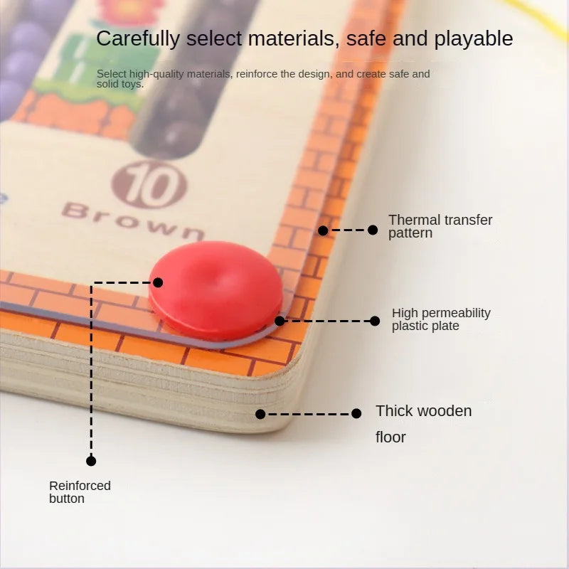 Kinderen Houten Magnetische Puzzel Creatief Leren 29.8 cm 3