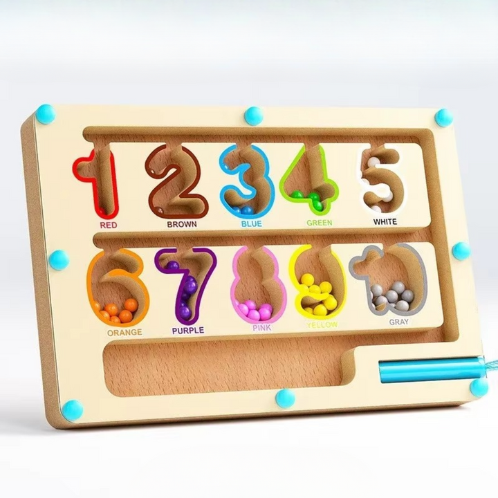 Kinderen Magnetisch Speelbord Houten Fijne Motoriek en Hand-Oogcoördinatie 2