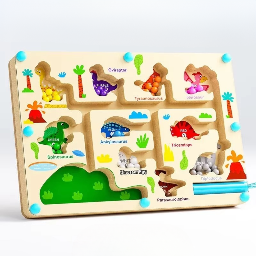 Kinderen Magnetisch Speelbord Houten Fijne Motoriek en Hand-Oogcoördinatie 3