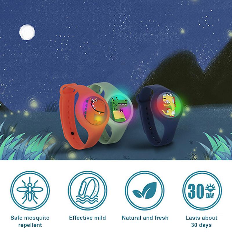 Kinderen Muggenarmband Natuurlijke Bescherming BPA-vrij Siliconen 4