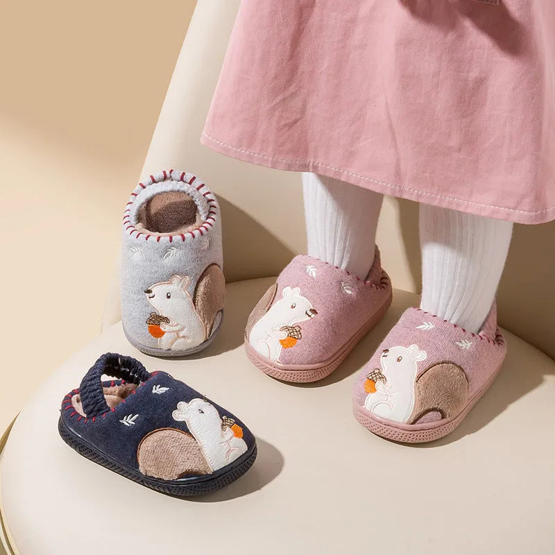 Kinderen Pantoffels Cartoon Design Warm Antislip Softmateriaal 1