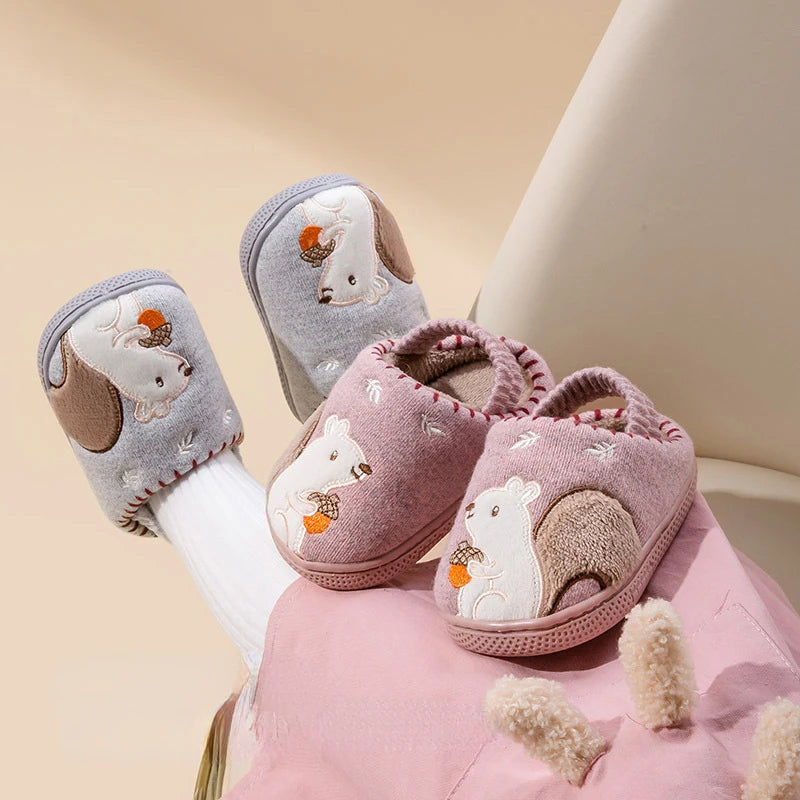 Kinderen Pantoffels Cartoon Design Warm Antislip Softmateriaal 2