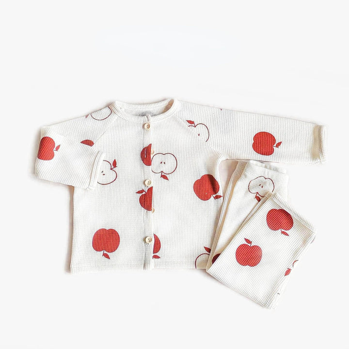 Kinderen Pyjama Luchtig Katoen Comfortabel Lange Mouwen en Broek 10