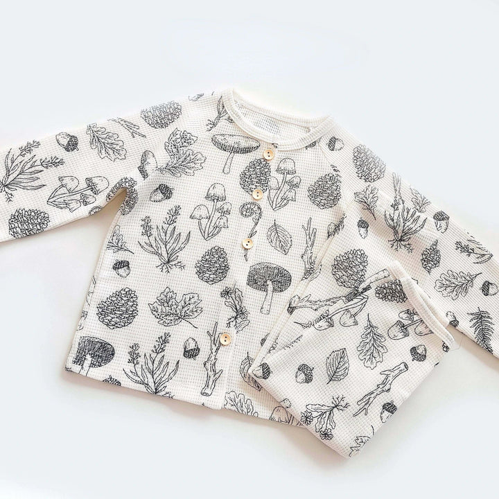 Kinderen Pyjama Luchtig Katoen Comfortabel Lange Mouwen en Broek 13
